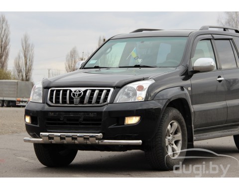 Передняя двойная труба "Tiger" для Toyota LC Prado 120